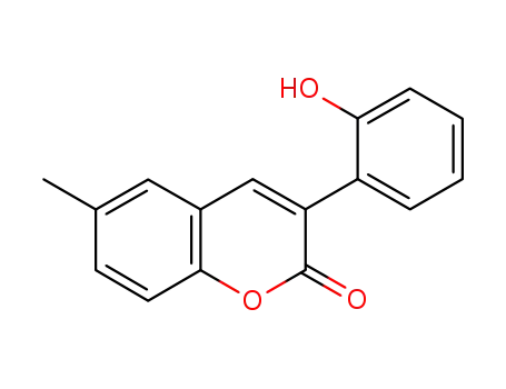 Molecular Structure of 1338596-79-4 (3-(2-hydroxyphenyl)-6-methyl-2H-chromen-2-one)