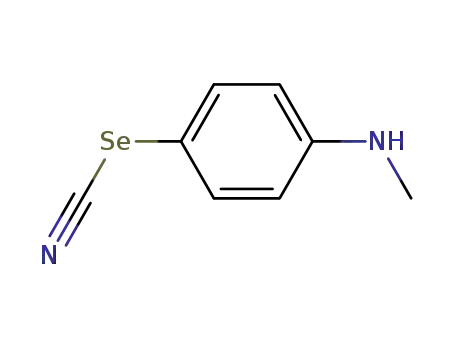 Selenocyanic acid 4-(methylamino)phenyl ester