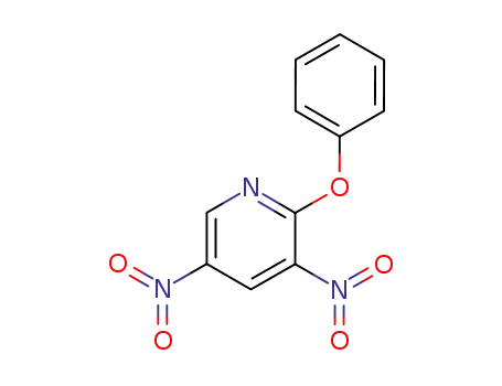 Molecular Structure of 84249-28-5 (Pyridine, 3,5-dinitro-2-phenoxy-)