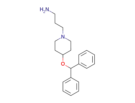 Molecular Structure of 101620-72-8 (1-(3-aminopropyl)-4-diphenylmethoxypiperidine)