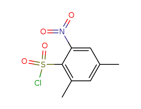 Molecular Structure of 64835-42-3 (Benzenesulfonyl chloride, 2,4-dimethyl-6-nitro-)