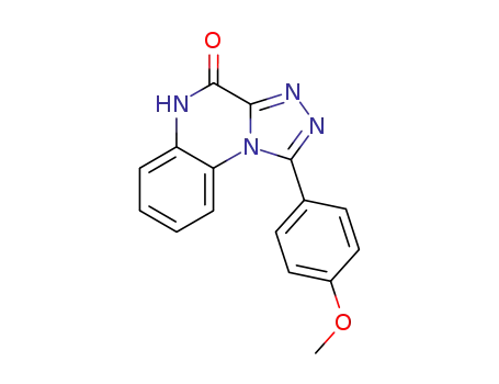 Molecular Structure of 129227-29-8 (1-(4-methoxyphenyl)-[1,2,4]triazolo[4,3-a]quinoxalin-4(5H)-one)