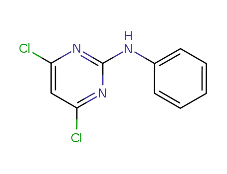 Molecular Structure of 28230-48-0 (4,6-Dichloro-N-phenyl-2-pyrimidinamine)