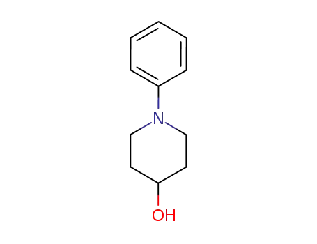 Molecular Structure of 117896-69-2 (1-PHENYLPIPERIDIN-4-OL)