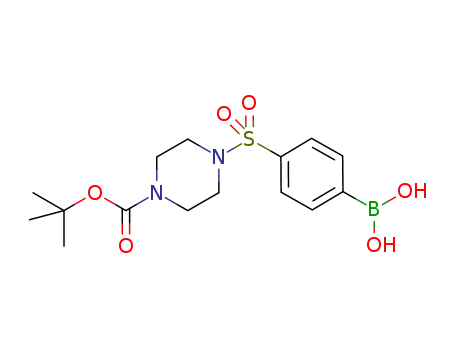 4-(4-(tert-butoxycarbonyl)piperazin-1-ylsulfonyl)phenylboronic acid