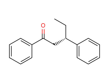 Molecular Structure of 16460-86-9 (1-Pentanone, 1,3-diphenyl-, (3S)-)