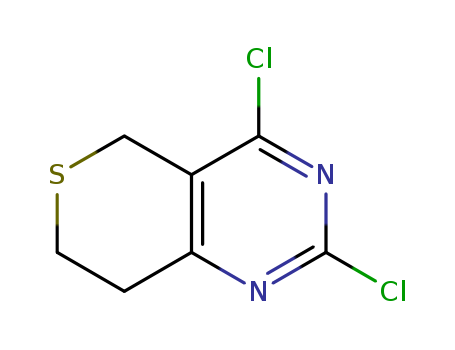 2,4-dichloro-7,8-dihydro-5H-thiopyrano[4,3-d]pyriMidine 2,4-dichloro-5H,7H,8H-thiopyrano[4,3-d]pyrimidine 181374-43-6 98% min
