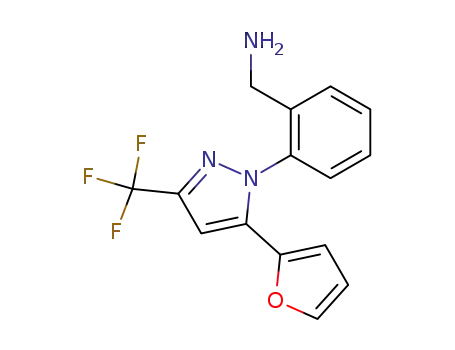 2-[5-(2-furyl)-3-(trifluoromethyl)-1H-pyrazol-1-yl]benzylamine