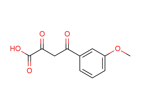 Molecular Structure of 105356-66-9 (4-(3-Methoxy-phenyl)-2,4-dioxo-butyric acid)