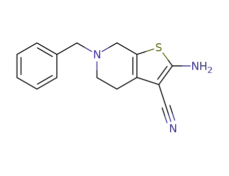2-Amino-6-benzyl-4,5,6,7-tetrahydrothieno[2,3-c]pyridine-3-carbonitrile