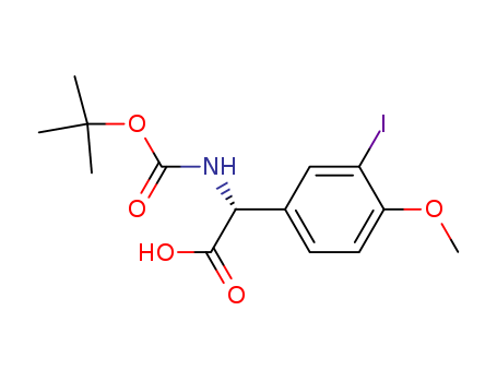 Benzeneacetic acid,a-[[(1,1-diMethylethoxy)carbonyl]aMino]-3-iodo-4-Methoxy