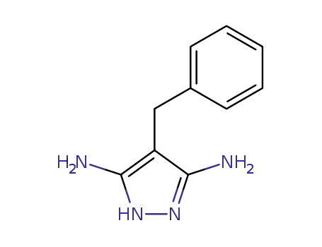 4-benzyl-1H-pyrazole-3,5-diamine