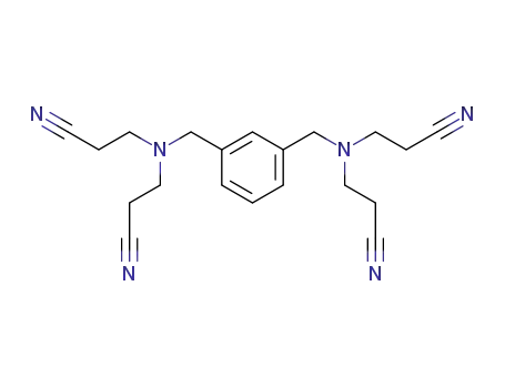 Propanenitrile, 3,3',3'',3'''-[1,3-phenylenebis(methylenenitrilo)]tetrakis-