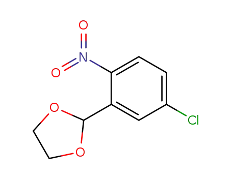 Molecular Structure of 26908-35-0 (2-(5-chloro-2-nitrophenyl)-1,3-dioxolane)