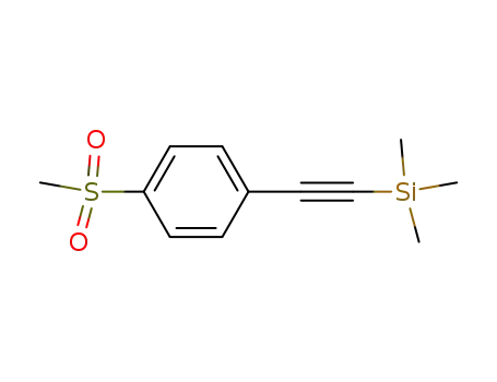 Silane, trimethyl[[4-(methylsulfonyl)phenyl]ethynyl]-