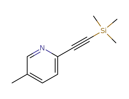 5-methyl-2-(2-(trimethylsilyl)ethynyl)pyridine