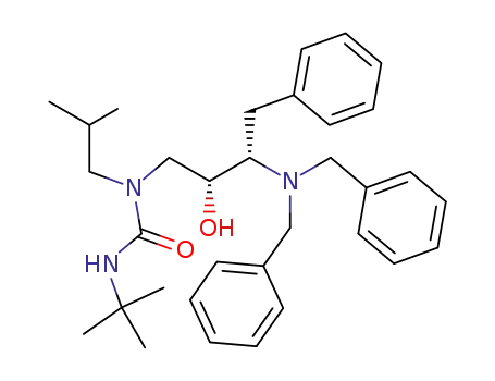 N-<3S-<bis(phenylmethyl)amino>-2R-hydroxy-4-phenylbutyl>-N'-(1,1-dimethyl-ethyl)-N-(2-methylpropyl)urea