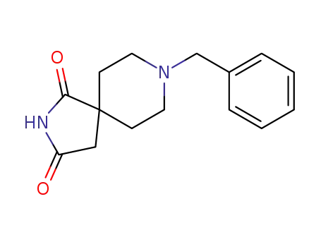 Molecular Structure of 1463-48-5 (8-BENZYL-2,8-DIAZA-SPIRO[4.5]DECANE-1,3-DIONE)