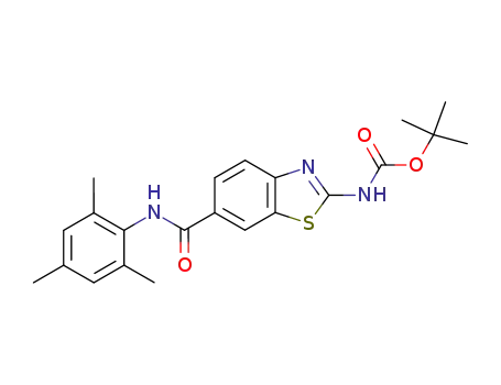 tert-butyl 6-(mesitylcarbamoyl)benzo[d]thiazol-2-yl-carbamate