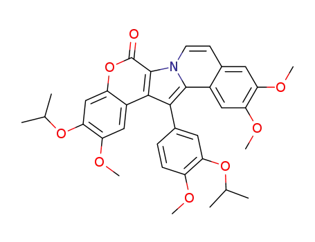 3-isopropoxy-14-(3-isopropoxy-4-methoxyphenyl)-2,11,12-trimethoxy-6H-[1]benzopyrano-[4',3':4,5]pyrrolo[2,1-a]isoquinolin-6-one