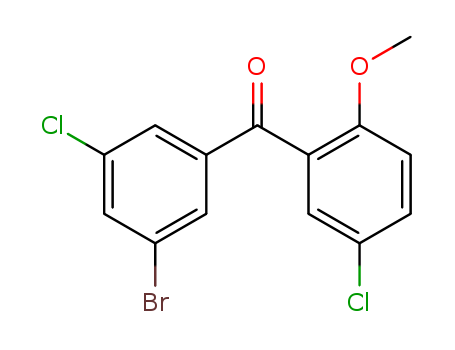 (3-BROMO-5-CHLORO-PHENYL)-(5-CHLORO-2-METHOXY-PHENYL)-METHANONE