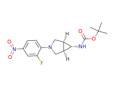 [(1α,5α,6α)-3-(2-fluoro-4-nitrophenyl)-3-azabicyclo[3.1.0]hex-6-yl]carbamic acid tert-butyl ester