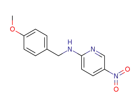 Molecular Structure of 309733-10-6 (N-(4-methoxybenzyl)-2-amino-5-nitropyridine)