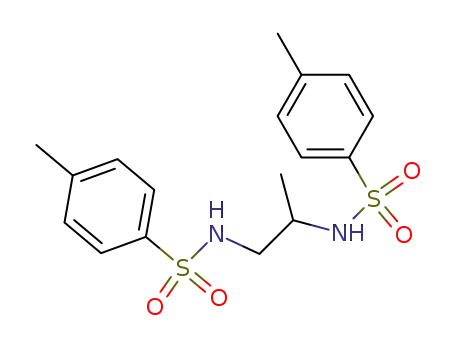 Molecular Structure of 89990-51-2 (4-methyl-N-(1-methyl-2-{[(4-methylphenyl)sulfonyl]amino}ethyl)benzenesulfonamide)