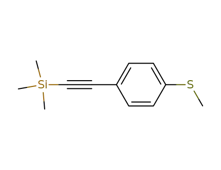 Silane, trimethyl[[4-(methylthio)phenyl]ethynyl]-