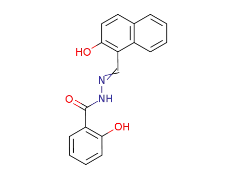 Molecular Structure of 54009-54-0 (2-hydroxy-1-naphthalaldehyde salicyloylhydrazone)