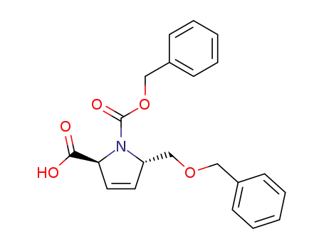 1H-Pyrrole-1,2-dicarboxylic acid,
2,5-dihydro-5-[(phenylmethoxy)methyl]-, 1-(phenylmethyl) ester,
(2S,5S)-