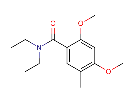 Molecular Structure of 864514-37-4 (Benzamide, N,N-diethyl-2,4-dimethoxy-5-methyl-)