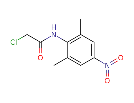 Molecular Structure of 67083-23-2 (Acetamide, 2-chloro-N-(2,6-dimethyl-4-nitrophenyl)-)