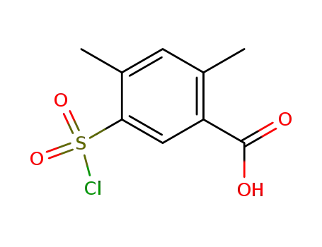 5-(chlorosulfonyl)-2,4-dimethylbenzoic acid