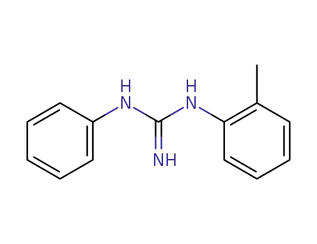 Molecular Structure of 6268-14-0 (2-(2-methylphenyl)-1-phenylguanidine)