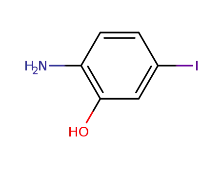 Molecular Structure of 99968-80-6 (2-Amino-5-iodophenol)