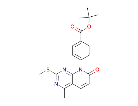 Benzoic acid,
4-[4-methyl-2-(methylthio)-7-oxopyrido[2,3-d]pyrimidin-8(7H)-yl]-,
1,1-dimethylethyl ester
