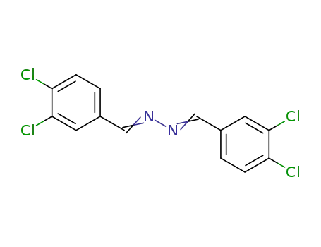 Molecular Structure of 53118-46-0 ((1E)-bis(3,4-dichlorobenzylidene)hydrazine)