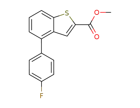methyl 4-(4-fluorophenyl)benzo[b]thiophene-2-carboxylate