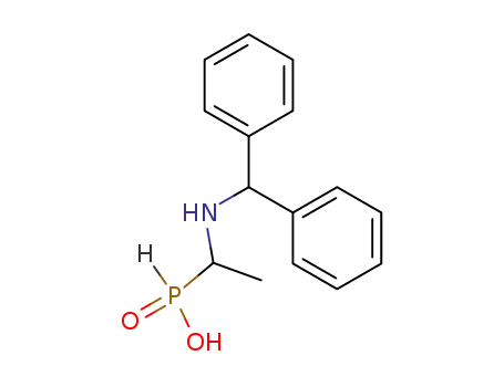 Molecular Structure of 65577-30-2 (Phosphinic acid, [1-[(diphenylmethyl)amino]ethyl]-)