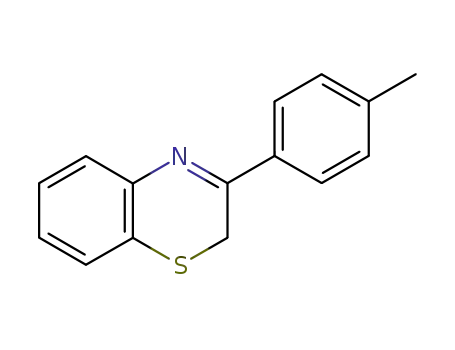 Molecular Structure of 19195-31-4 (2H-1,4-Benzothiazine, 3-(4-methylphenyl)-)