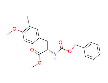 (S)-N-benzyloxycarbonyl-3-(3-iodo-4-methoxyphenyl)alanine methyl ester