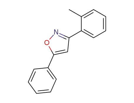 Molecular Structure of 65349-23-7 (Isoxazole, 3-(2-methylphenyl)-5-phenyl-)