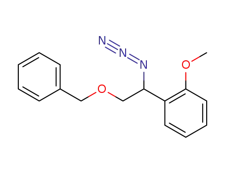 1-[1-azido-2-(phenyl methoxy)ethyl]-2-methoxy-benzene