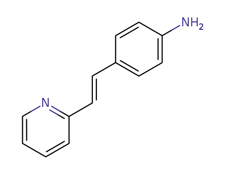 Molecular Structure of 1694-46-8 (2-[(E)-2-(4-Aminophenyl)vinyl]pyridine)