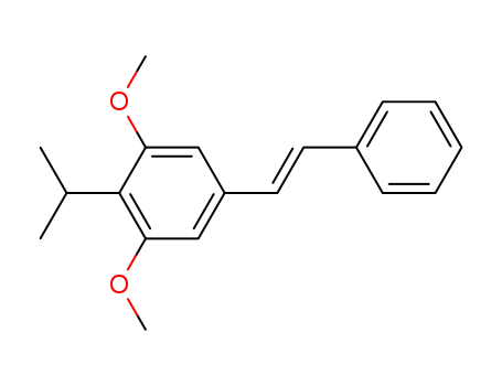 (E)-1,3-dimethoxy-2-(1-methylethyl)-5-(2-phenylethenyl)benzene