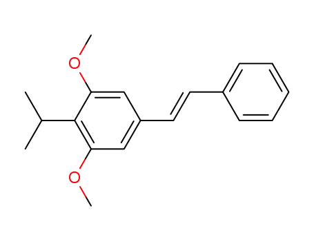 Benzene, 1,3-dimethoxy-2-(1-methylethyl)-5-[(1E)-2-phenylethenyl]-