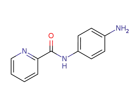 Molecular Structure of 491839-49-7 (PYRIDINE-2-CARBOXYLIC ACID (4-AMINO-PHENYL)-AMIDE)