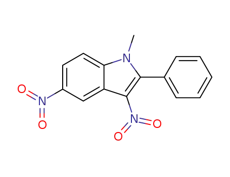 Molecular Structure of 78395-74-1 (1-methyl-2-phenyl-3,5-dinitroindole)