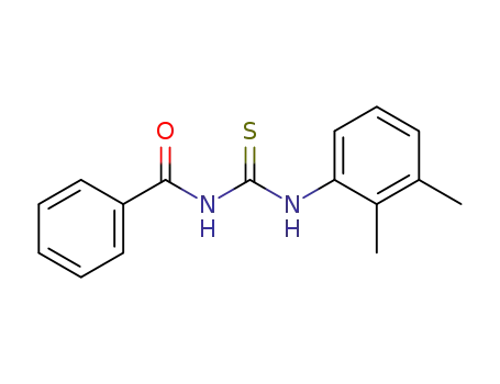 Molecular Structure of 83697-76-1 (1-benzoyl-3-(2,3-dimethylphenyl)thiourea)